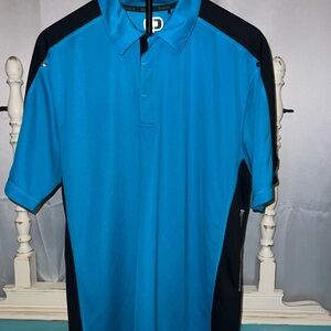 OGIO Blue and Black Men's Polo Shirt